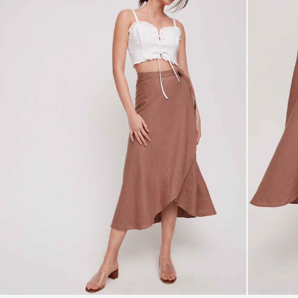 Wilfred Eleta linen Skirt